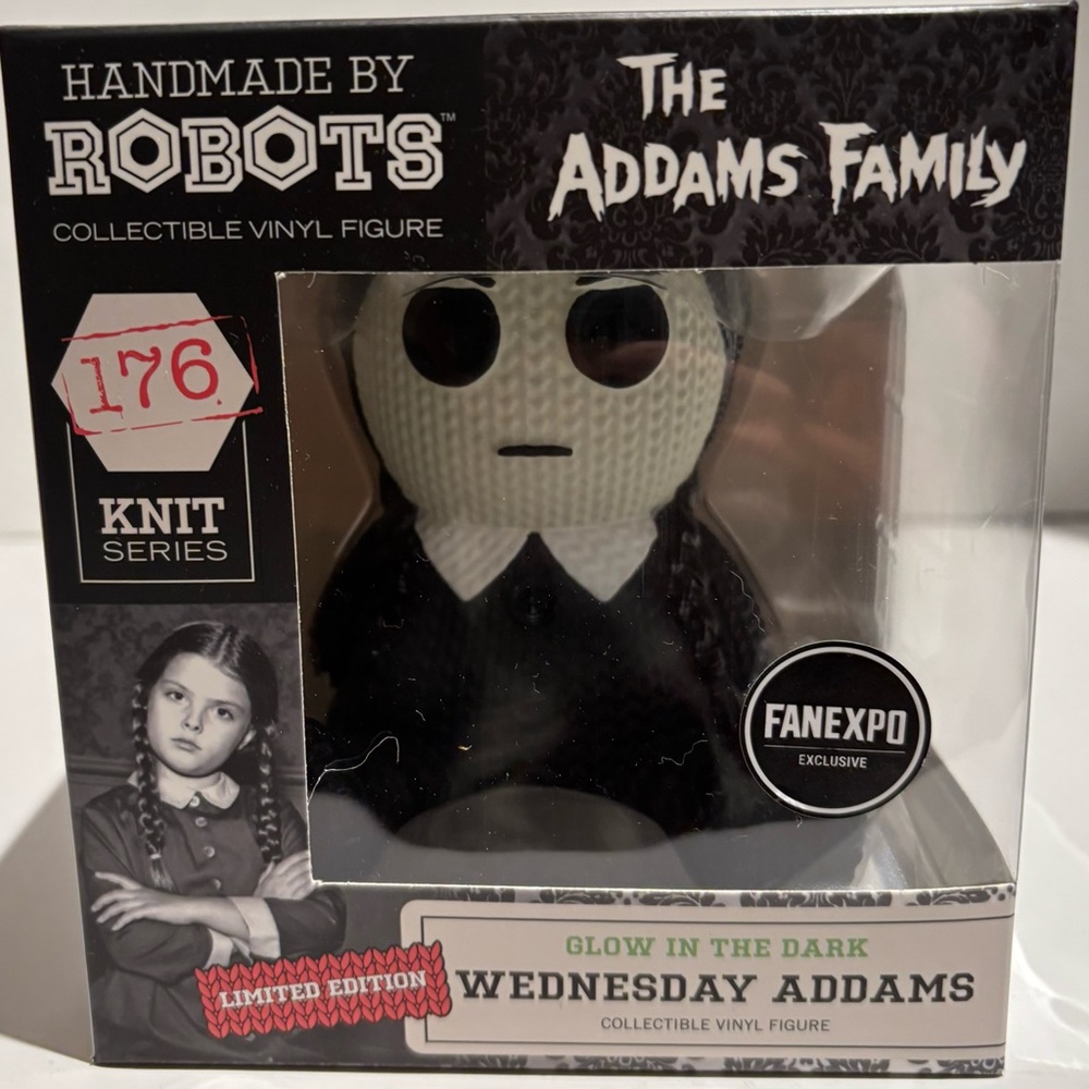 Handmade By Robots Wednesday Addams Glow In the Dark Fan Expo Exclusive New